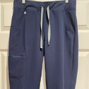 FIGS Zamora jogger scrub pants - navy, size small
